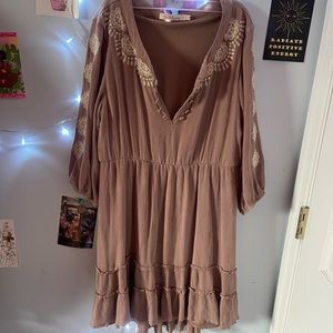 FALL FLOWY DRESS